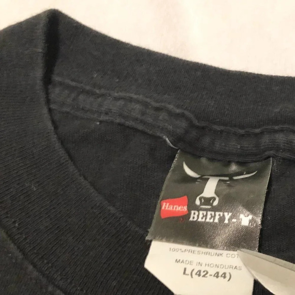 Philadelphia Flyers Hockey T Shirt Mens  Size LG Eddington House Hanes Beefy - Picture 3 of 16